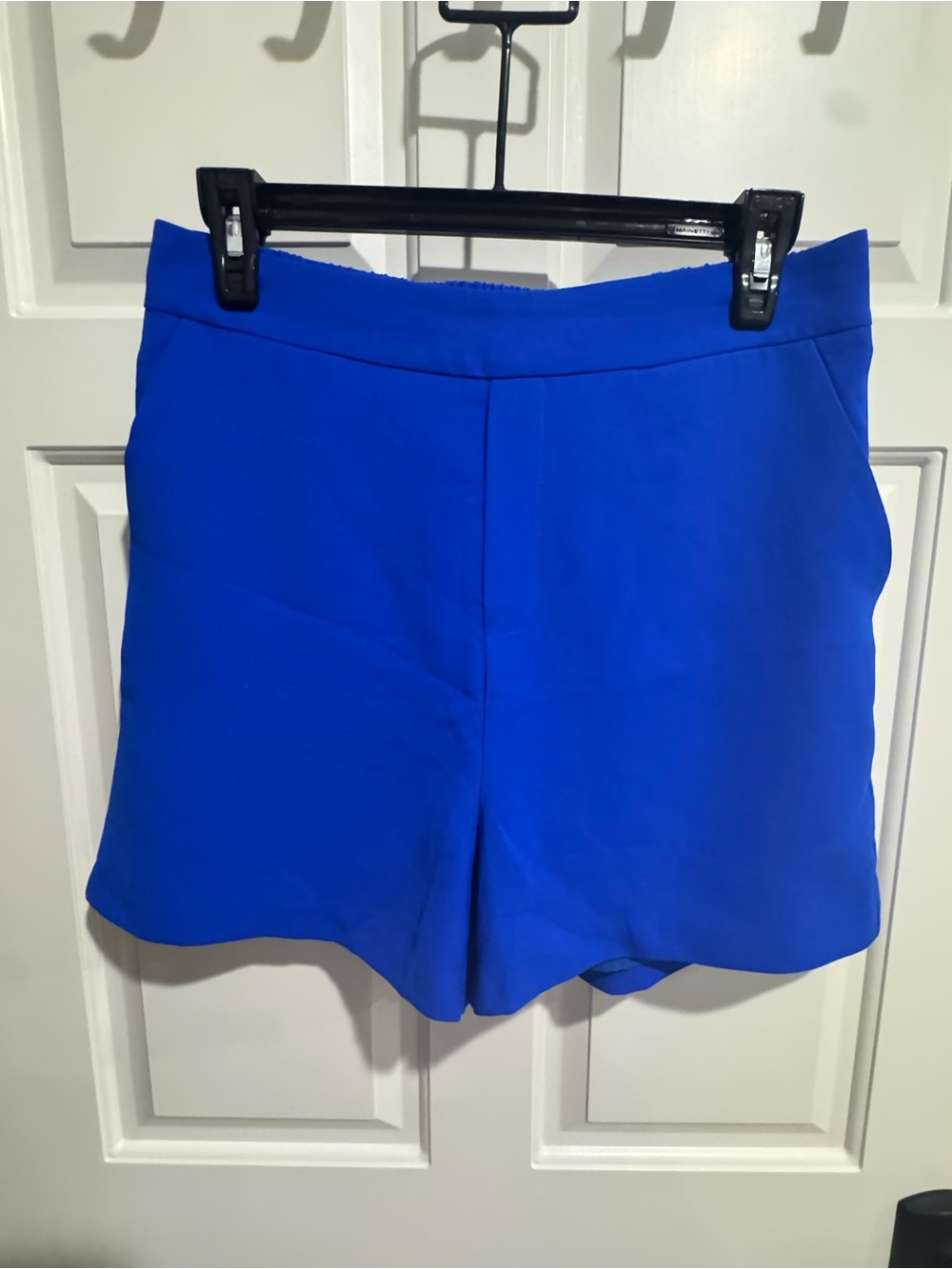 Skies Are Blue Royal Blue High-Rise Dress Shorts nwot medium lined